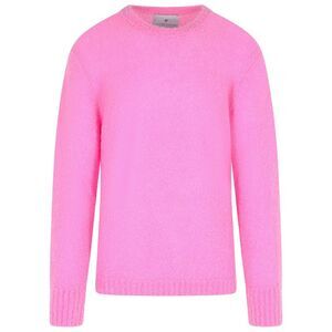 Seven Gauge Pink Virgin Wool Blend Sweater Men